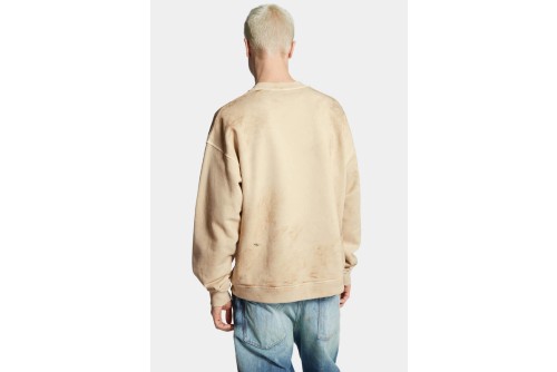 Dsquared2 Relax Fit Dirty Μπλούζα Με Λαιμόκοψη Ανδρική (S74GU0900 S25030 112)