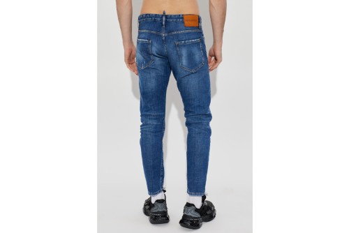 Dsquared2 Skater Slim Twist Παντελόνι Τζιν Ανδρικό (S74LB1871 S30872 470)