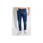 Dsquared2 Slim Twist Ανδρικό Παντελόνι Τζιν Μπλε Σκούρο
