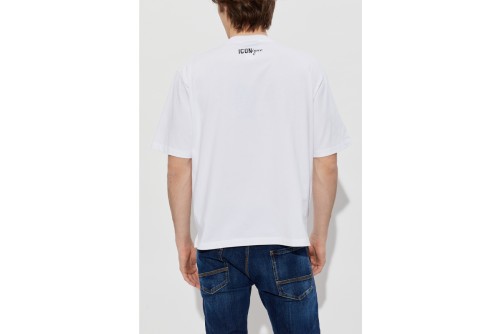 Dsquared2 Iconique Loose Fit T-Shirt Ανδρικό (S78GD0113 D2033 100)