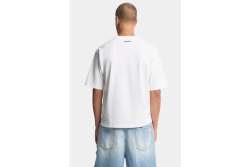 Dsquared2 Iconique Loose Fit T-Shirt Ανδρικό (S78GD0121 D20033 100)