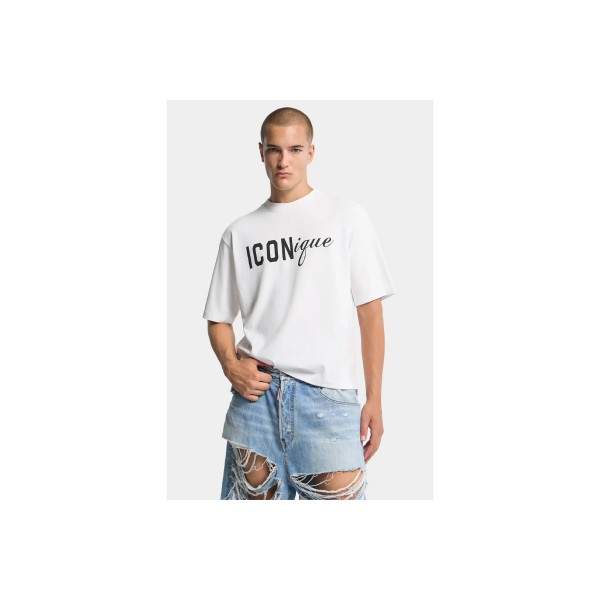 Dsquared2 Iconique Loose Fit T-Shirt Ανδρικό (S78GD0121 D20033 100)