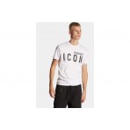 Dsquared2 Icon Cool Fit Ανδρικό Κοντομάνικο T-Shirt Λευκό
