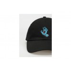 Santa Cruz Screaming Mini Hand Καπέλο Strapback Μαύρο