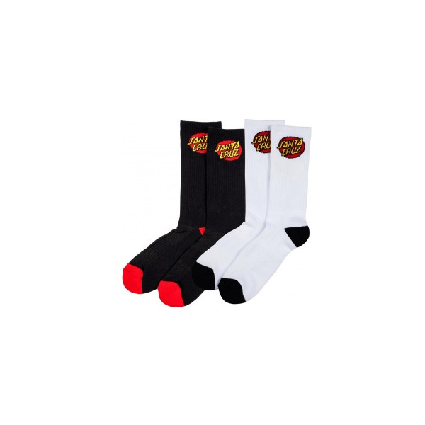 Santa Cruz Classic Dot Socks 2 Pack Κάλτσα 