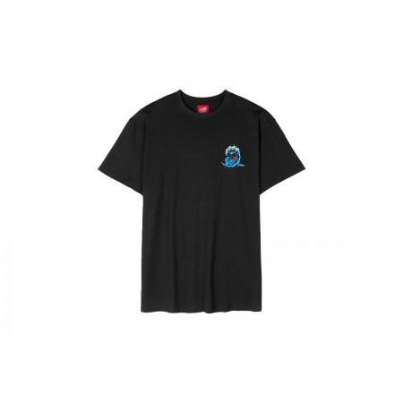 Santa Cruz Screaming Wave Ανδρικό Κοντομάνικο T-Shirt Μαύρο