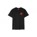 Santa Cruz Classic Dot Chest Ανδρικό Κοντομάνικο T-Shirt Μαύρο