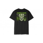 Santa Cruz Toxic Skull Ανδρικό Κοντομάνικο T-Shirt Μαύρο