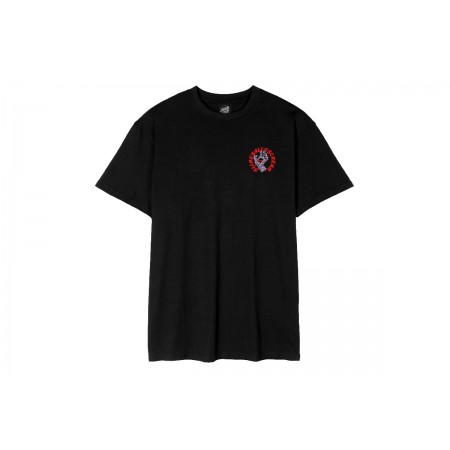 Santa Cruz Ανδρικό Κοντομάνικο T-Shirt Μαύρο