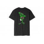Santa Cruz Slimey 2 Ανδρικό Κοντομάνικο T-Shirt Μαύρο