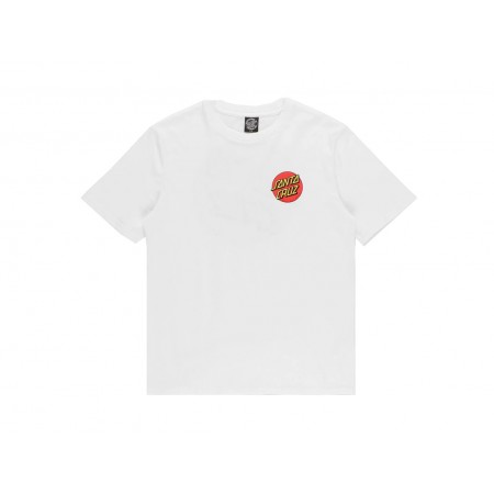 Santa Cruz Classic Dot Chest Ανδρικό Κοντομάνικο T-Shirt Λευκό
