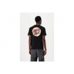 Santa Cruz Wagon Dot Chest Ανδρικό Κοντομάνικο T-Shirt Μαύρο