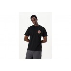 Santa Cruz Wagon Dot Chest Ανδρικό Κοντομάνικο T-Shirt Μαύρο