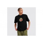 Santa Cruz Guzman Dining Dot Ανδρικό Κοντομάνικο T-Shirt Μαύρο