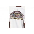 Santa Cruz Guzman Dead Diners Ανδρικό Κοντομάνικο T-Shirt Λευκό
