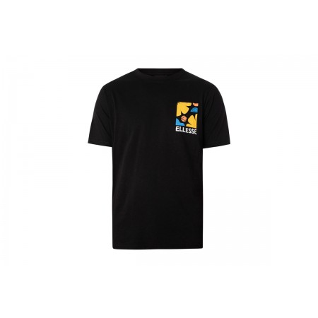 Ellesse Heritage Impronta Ανδρικό Κοντομάνικο T-Shirt Μαύρο