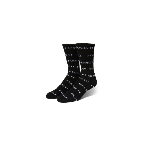 Huf Fuck It Ψηλές Κάλτσες 1 Ζευγάρι (SK00420 BLACK)