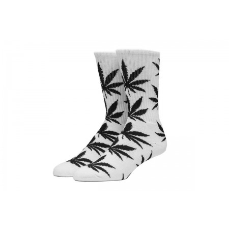 Huf Set Plantlife Unisex Ψηλές Κάλτσες Λευκές & Μαύρες
