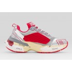 Dsquared2 Faster Ανδρικά Sneakers Γκρι, Κόκκινα, Εκρού