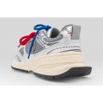 Dsquared2 Sprinter Ανδρικά Sneakers Ασημί, Εκρού, Μπλε, Κόκκινα