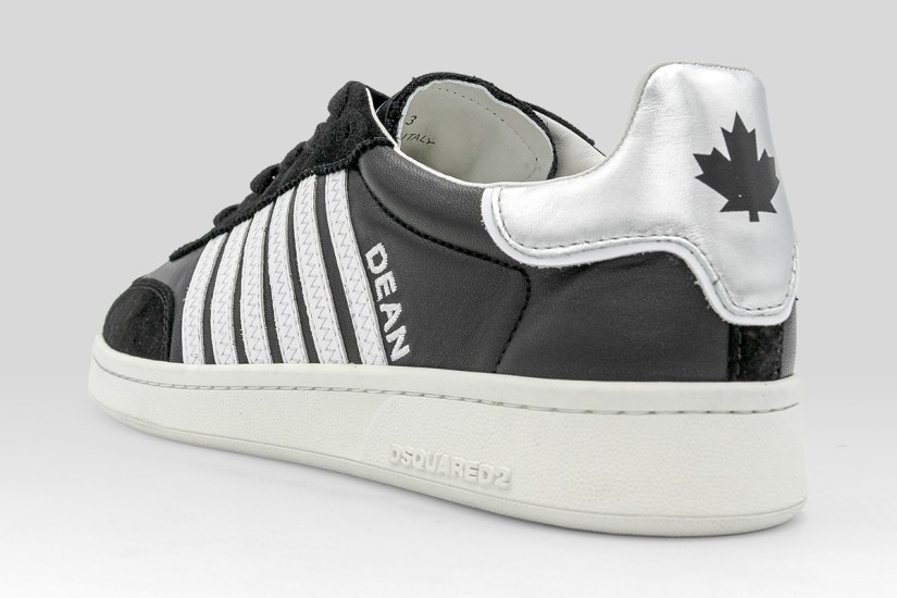 Dsquared2 Boxer Ανδρικά Sneakers Μαύρα, Λευκά