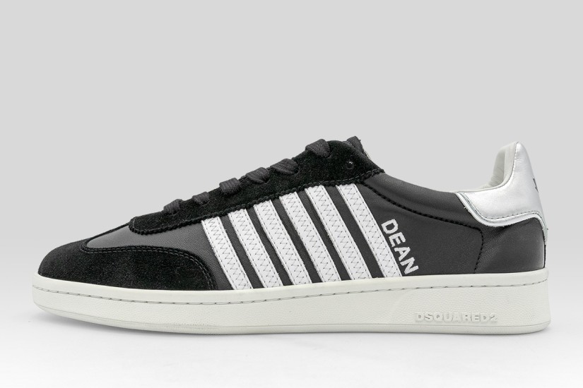 Dsquared2 Boxer Ανδρικά Sneakers Μαύρα, Λευκά