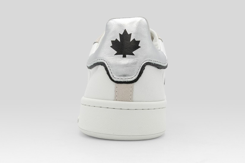 Dsquared2 Boxer Ανδρικά Sneakers Λευκά, Γκρι, Μαύρα