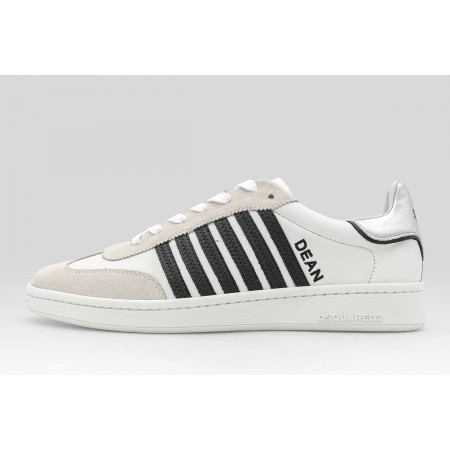 Dsquared2 Boxer Ανδρικά Sneakers Λευκά, Γκρι, Μαύρα