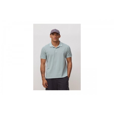 Blue Banana Mist Nature Washed Polo Ανδρικό 