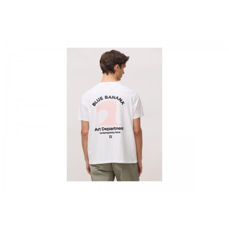 Blue Banana White Artist T-Shirt Ανδρικό 
