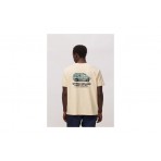 Blue Banana Beige Drive Ανδρικό Κοντομάνικο T-Shirt Μπεζ 