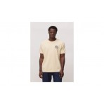 Blue Banana Beige Drive Ανδρικό Κοντομάνικο T-Shirt Μπεζ 
