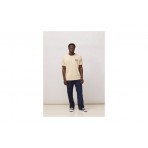 Blue Banana Beige Drive Ανδρικό Κοντομάνικο T-Shirt Μπεζ 