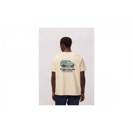 Blue Banana Beige Drive T-Shirt Ανδρικό 