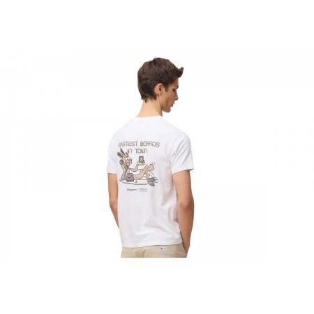 Blue Banana White Harvey T-Shirt Ανδρικό 