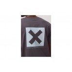 Blue Banana Anthracite Nature Ανδρικό Κοντομάνικο T-Shirt Ανθρακί, Σιέλ