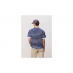 Blue Banana Navy Stripes T-Shirt Ανδρικό (SS26UG011STSBL11)