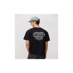 Blue Banana Black Universal Ανδρικό Κοντομάνικο T-Shirt Μαύρο, Λευκό