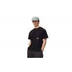Blue Banana Black Universal Ανδρικό Κοντομάνικο T-Shirt Μαύρο, Λευκό