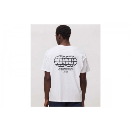 Blue Banana White Universal T-Shirt Ανδρικό 