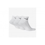 Nike Cushioned Ankle Κάλτσες Κοντές 3 Ζευγάρια (SX4926 101)