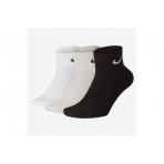 Nike Everyday Cushioned Κάλτσες Κοντές 3 Ζευγάρια (SX4926 901)