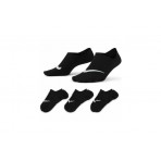 Nike Everyday Plus Lightweight Unisex Καλτσάκια Μαύρα 3 Ζευγάρια