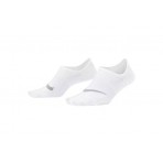 Nike Everyday Plus Lightweight Unisex Καλτσάκια Λευκά 3 Ζευγάρια