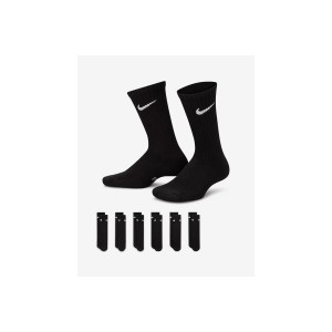 Nike Everyday Cushioned Crew Kάλτσες Ψηλές 6 Ζευγάρια (SX6910 010)