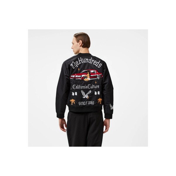 The Hundreds East Souvenir Μπουφάν Bomber Ανδρικό (T24F203008 BLACK)