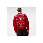 The Hundreds East Souvenir Ανδρικό Bomber Μπουφάν Κόκκινο