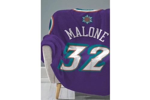 Sleep Squad Karl Malone Raschel Throw Blanket 60X80In Κουβέρτα (T8-NBH-JAZ-KMA)