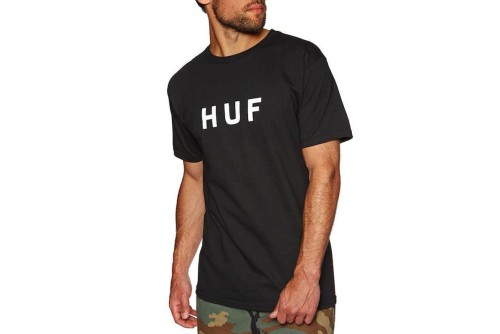 Huf Essentials Og Logo S-S T (TS00508 BLACK)