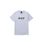 Huf Essentials Og Logo S-S Tee T-Shirt (TS01752 ATHLETIC GREY)